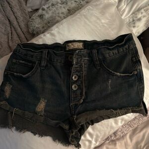 Free people denim shorts